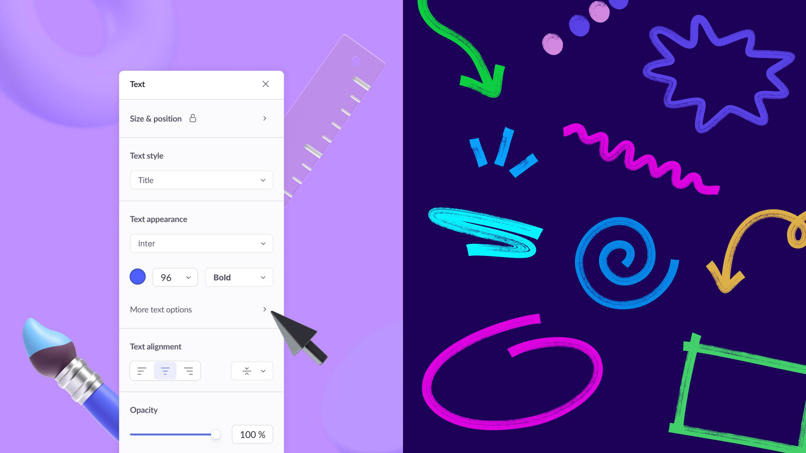 easily format presentation slide content 
