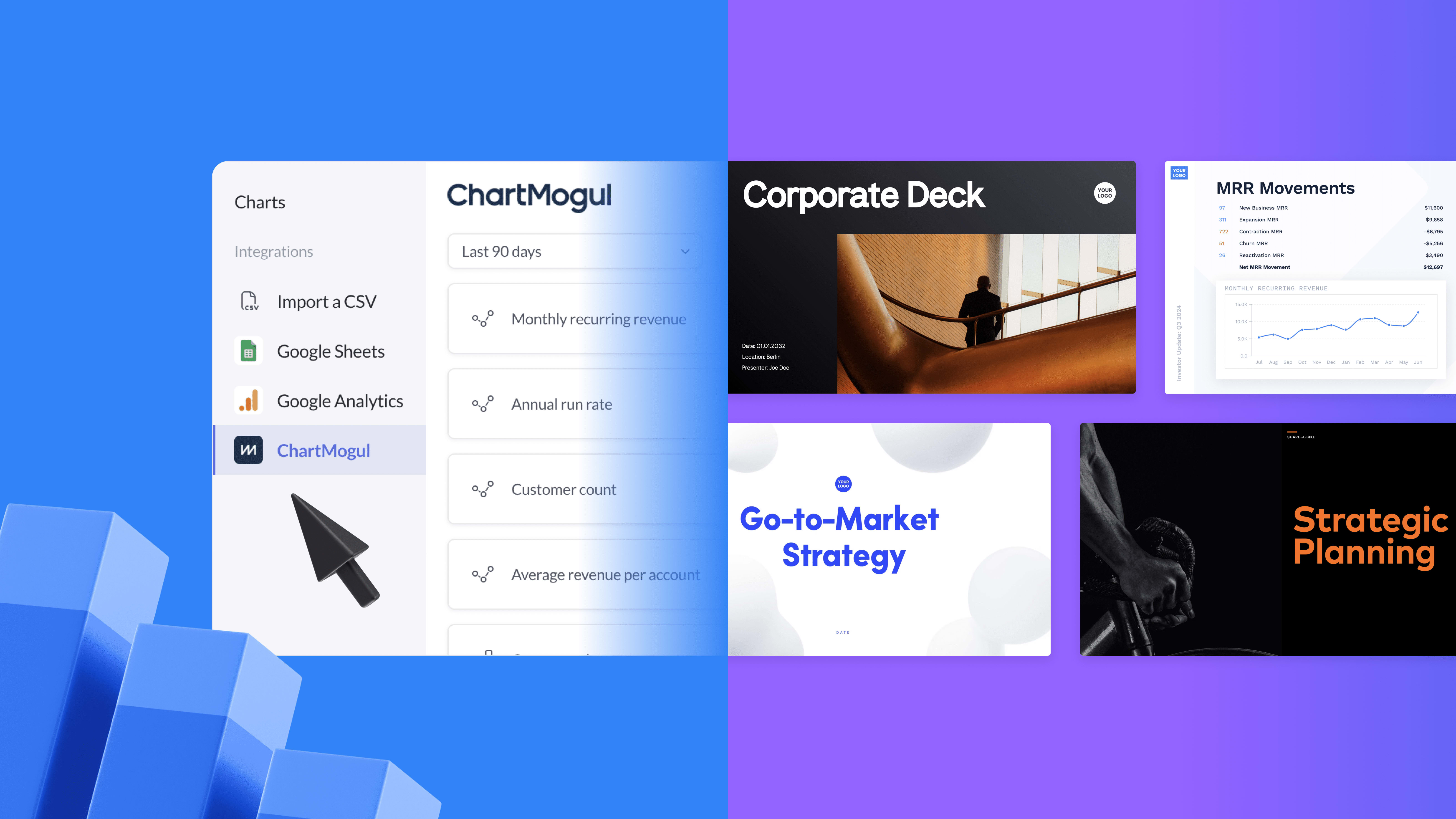 ChartMogul integration & new templates