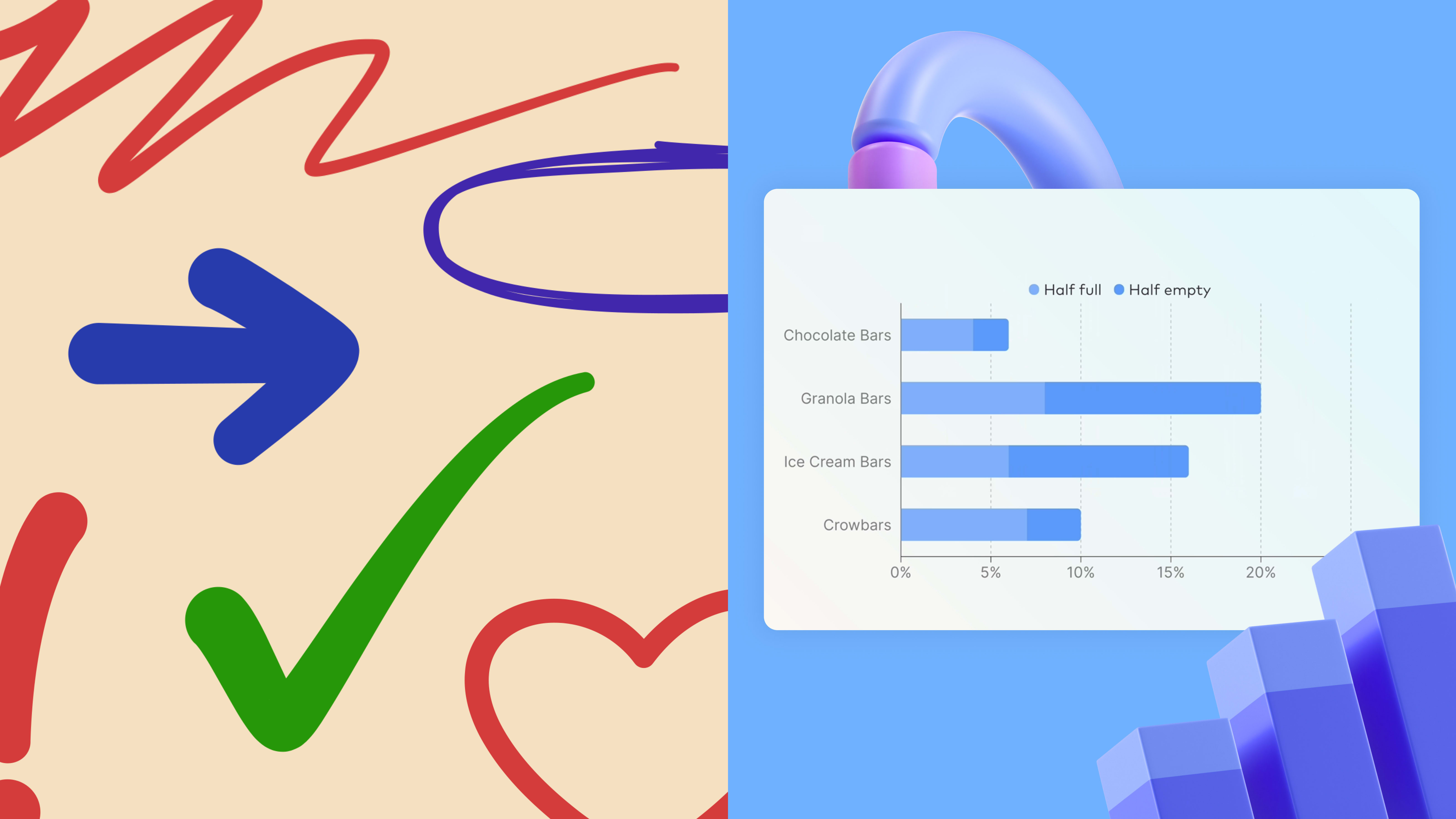 Pitch app stickers and improved chart formatting
