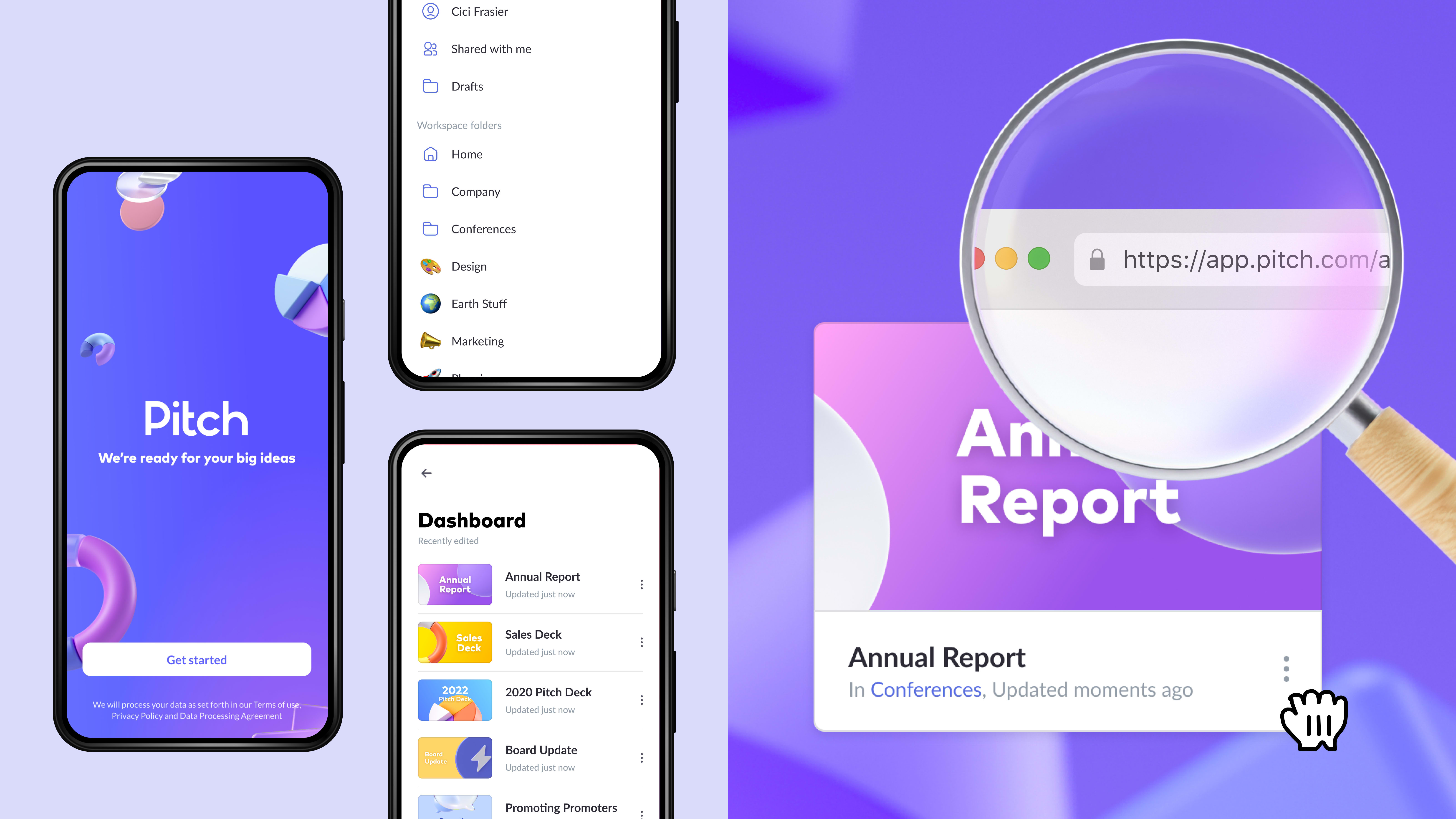 Pitch for Android beta and consistent presentation links